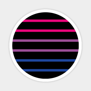 Bisexual Pride Flag Color Bars Magnet